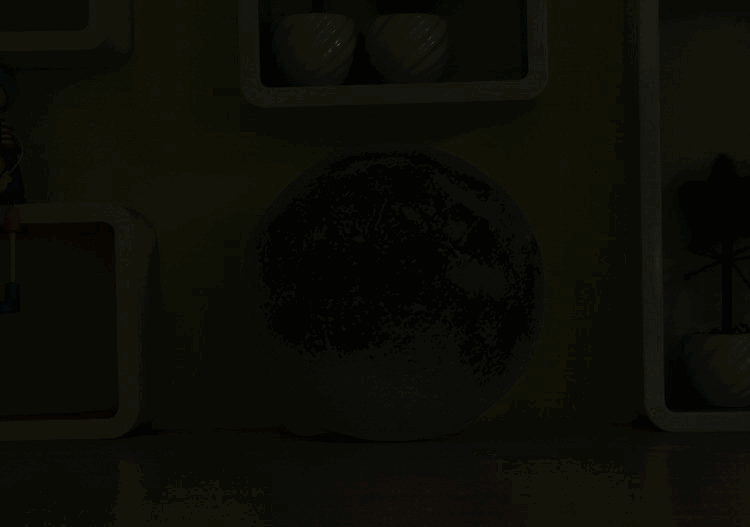 乐顽客 代创意浪漫月球灯月亮灯壁灯小夜灯healing moon