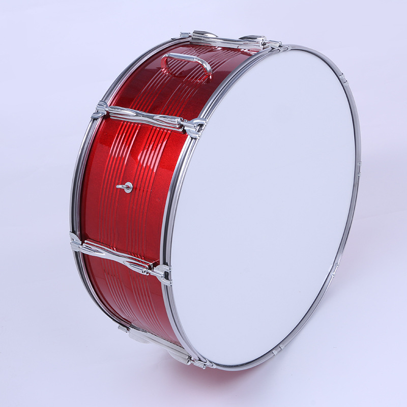 新款红双音小鼓 红色小军鼓 双音鼓 学生队鼓 鼓号队小鼓批发