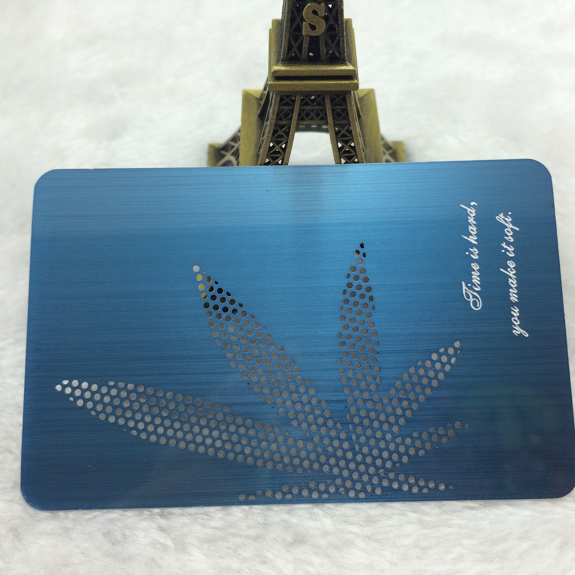 不锈钢腐蚀卡片 铜质电镀金卡 金属vip会员卡定制 个性名片定做