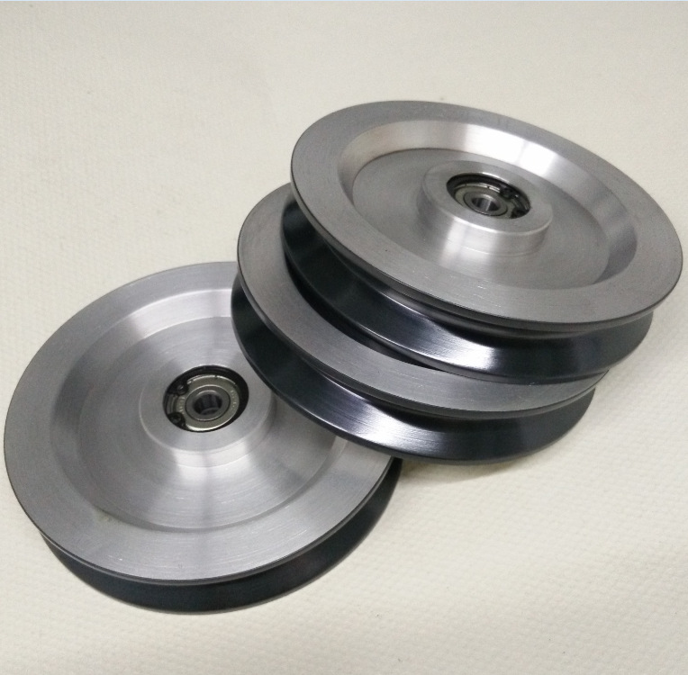 加工喷瓷轮漆包机过线喷瓷铝轮漆包机喷瓷导轮外径60*13 当天发货