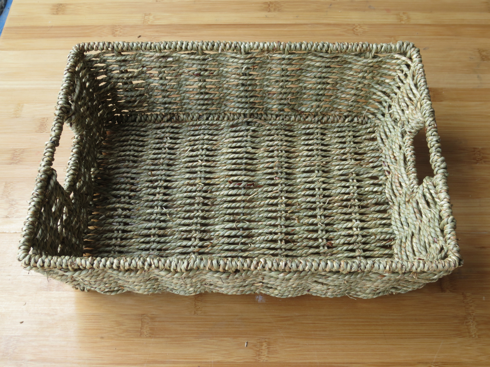 厂家供应优质油草绳编织篮子铁架花盆桌面收纳筐植物手工艺品