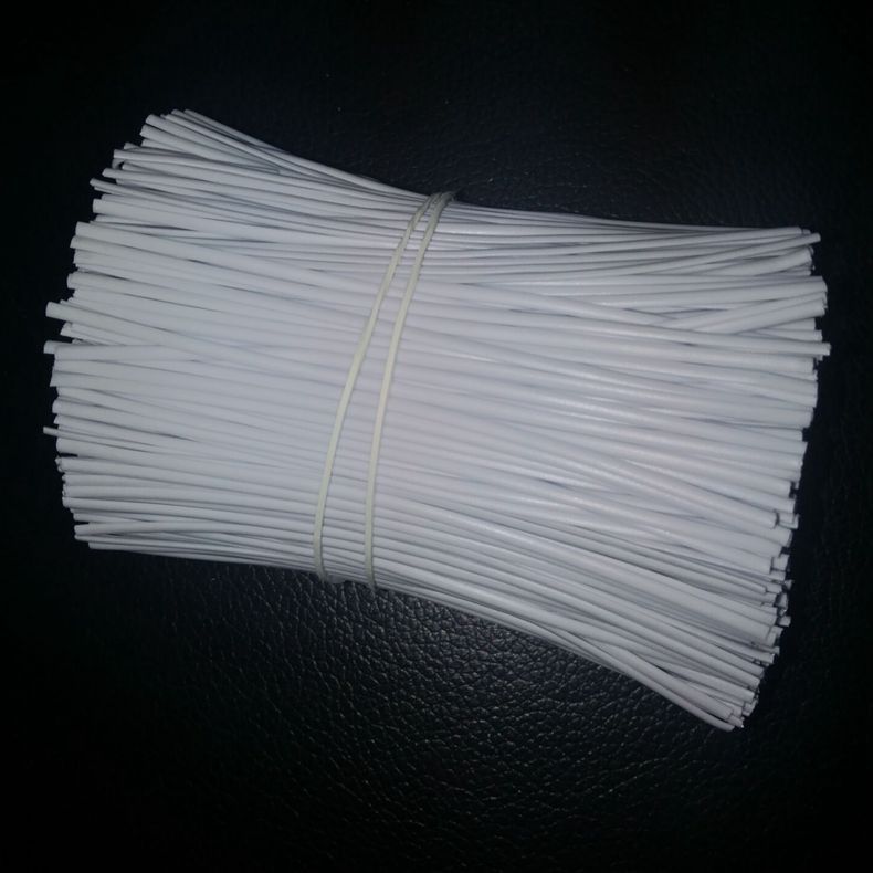 大量批发黑色pe椭圆扎带环保耐用易捆扎pe铁丝扎带