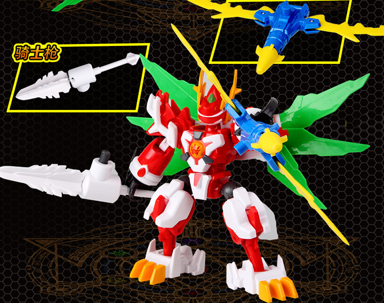 百逸动漫斗龙战士4 雷吉兽龙加比纳森美拉雷古曼贺岁套装变形玩具