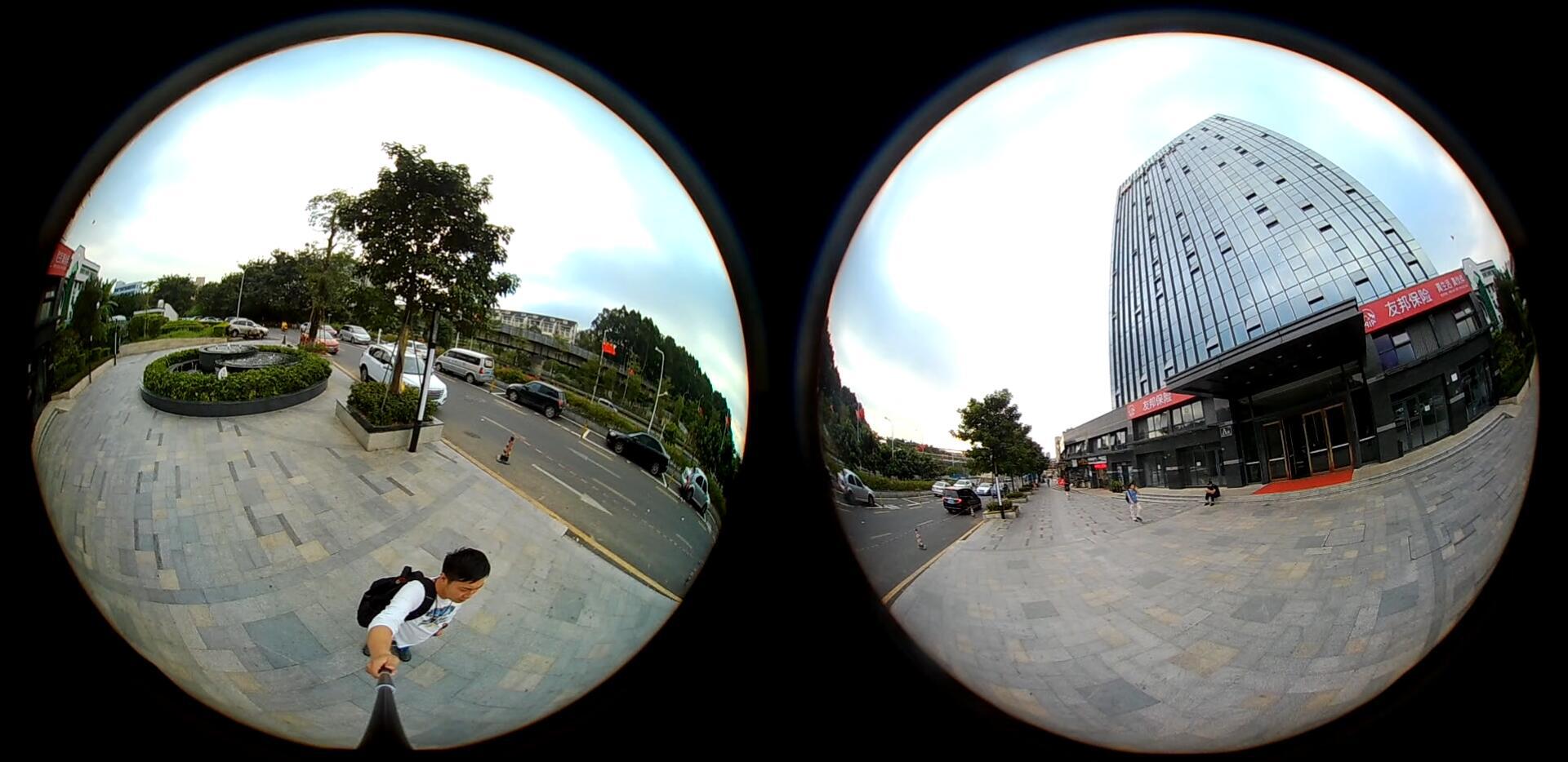 vr全景相机v720 双镜头360度全景摄像机