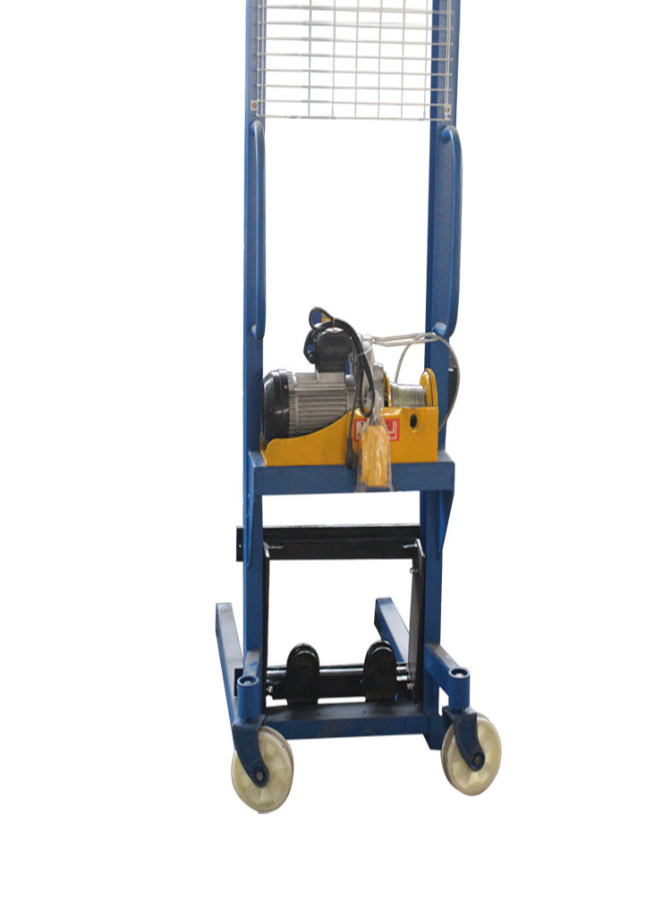 直销2吨220伏电动堆高搬运车叉车 升降手推堆高机 装卸电动堆高