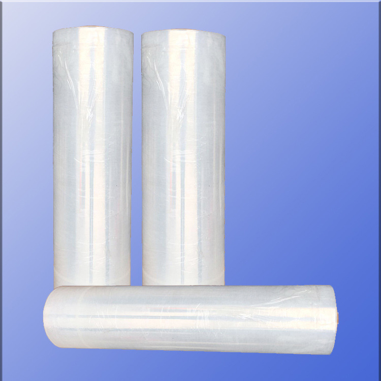 厂家定制pe自粘透明缠绕膜 pe拉伸膜门窗保护膜 托盘塑料包装膜