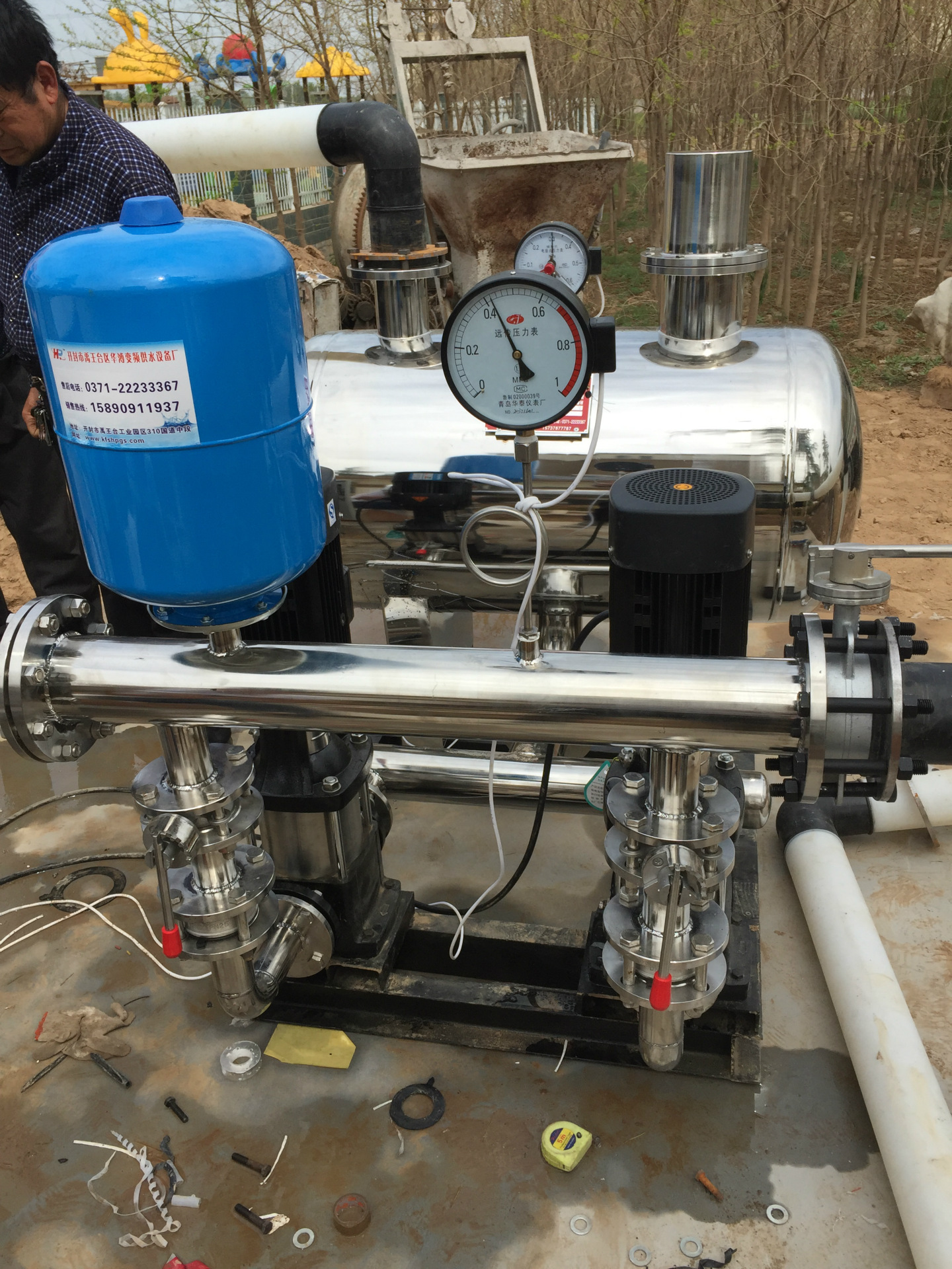 小区高楼用水 无负压恒压供水设备 高层二次增压变频供水设备