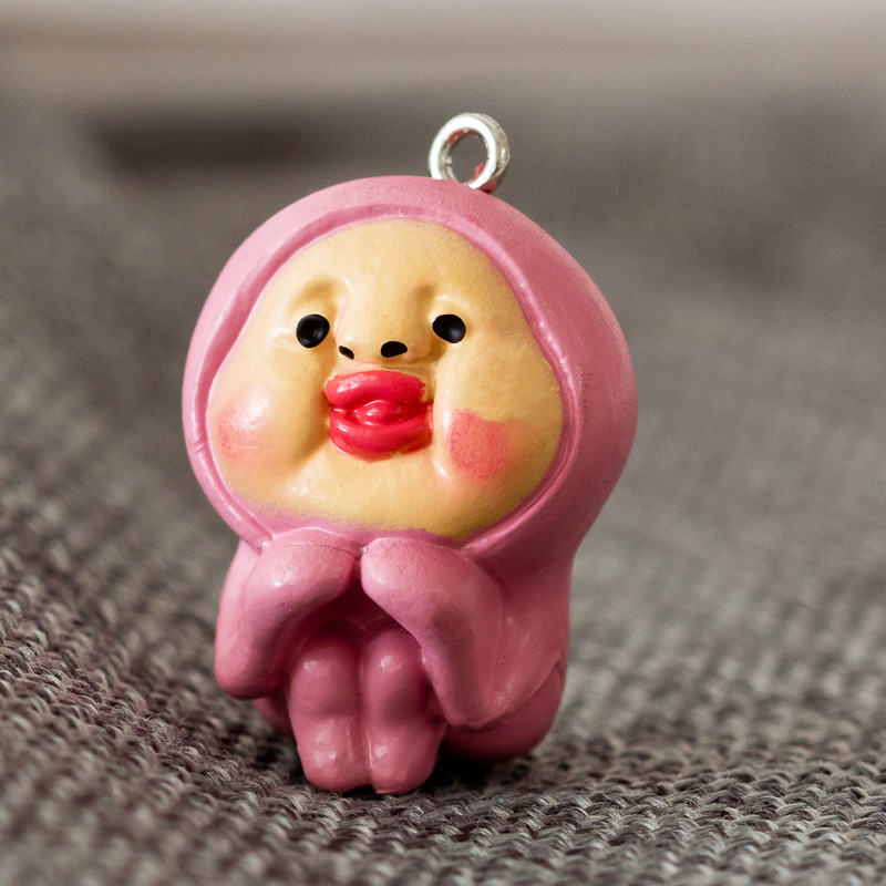 屁桃君 手办公仔 diy微景观摆件 手机挂件批发 4款屁桃君 批发