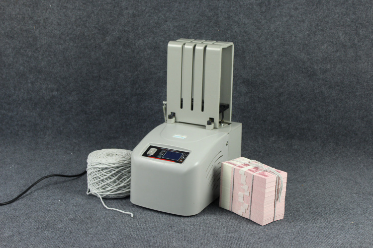 银行专用捆钞机 捆钱机打包机 捆票机 电动螺旋捆钞机 液晶显示