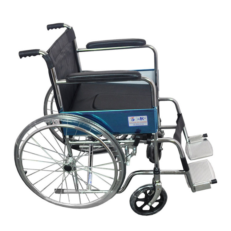 凯洋 座便轮椅 带便盆可折叠 ky608-46 老人 残疾人轮椅 免充气