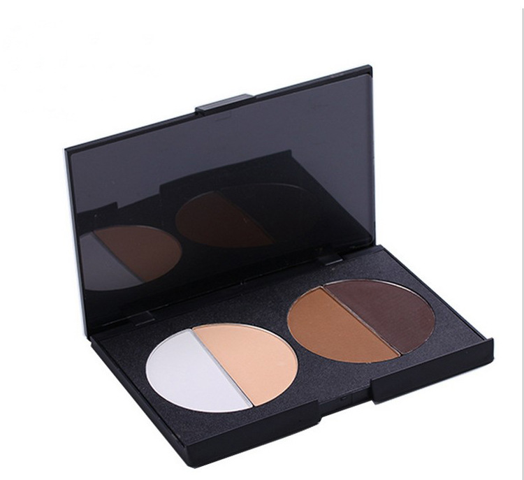 外贸热销 4色修容粉鼻影侧影底定妆控油遮暇 彩妆粉底盘 厂家直销