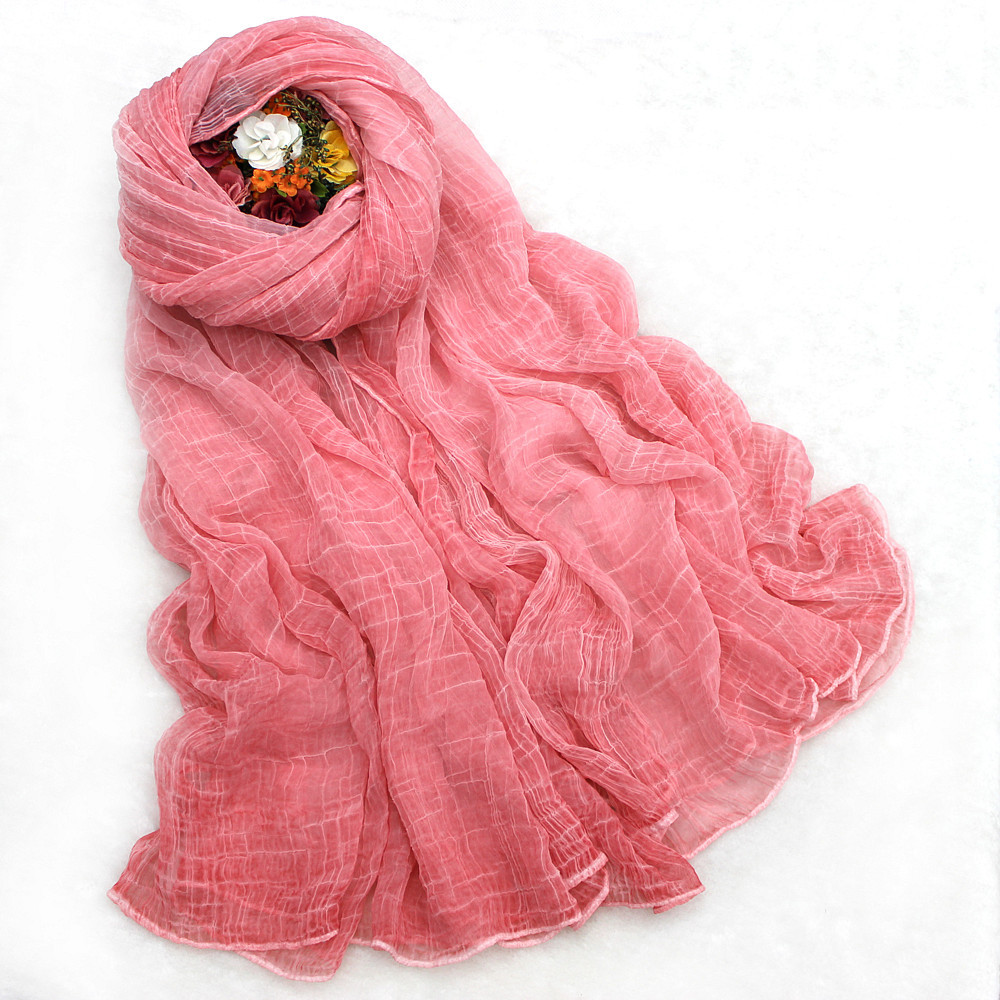 2017 new spring dirty silk imitation silk scarf scarf