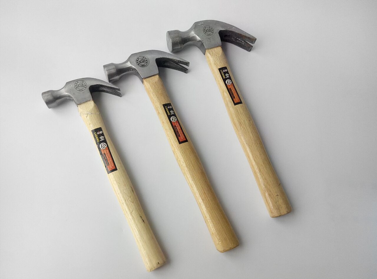 临沂建筑批发 木柄羊角锤 起钉锤 0.5kg铁锤 锤子 量大从优