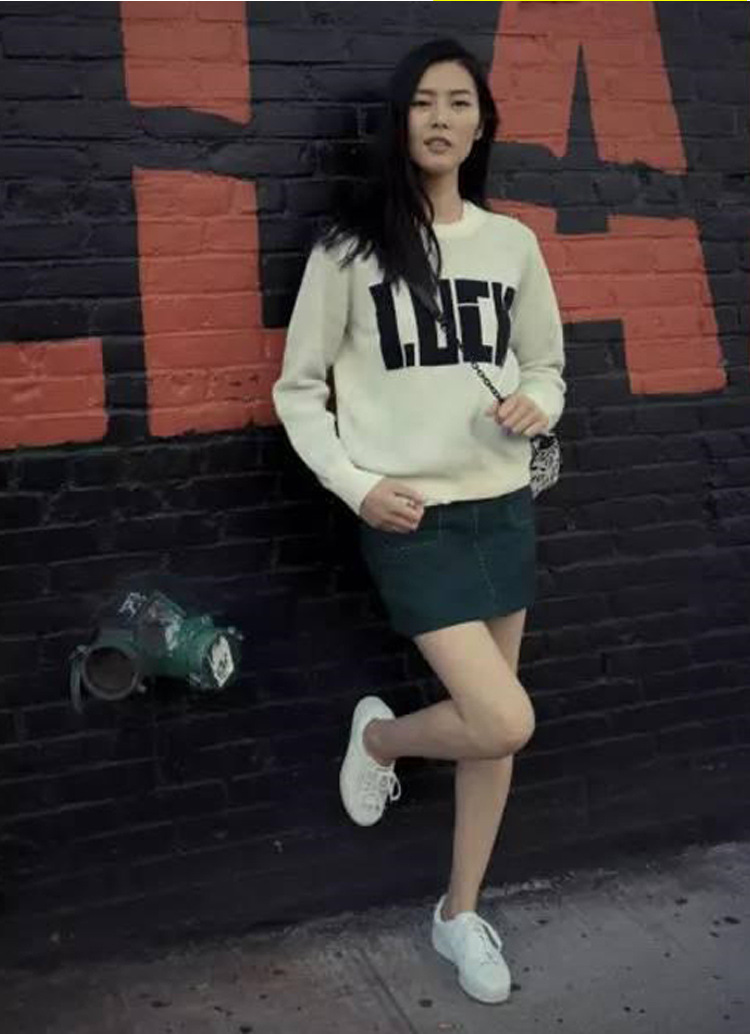 杨幂同款小白鞋时尚真皮休闲运动鞋女板鞋平底单鞋厚底系带白鞋女