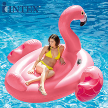 INTEX成人游泳动物坐骑儿童水上充气坐骑大黄鸭火烈鸟大天鹅