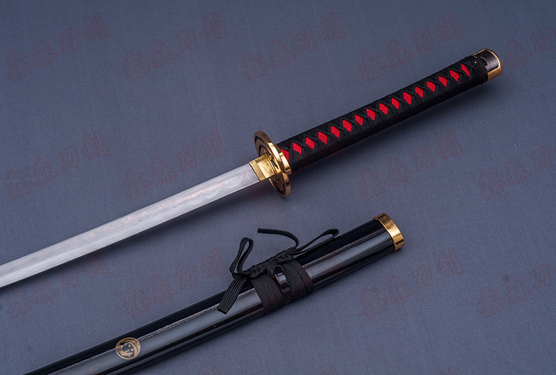 刀剑乱舞鸣狐刀 动漫cosplay武器 金色款鸣狐刀剑cos道具未开刃