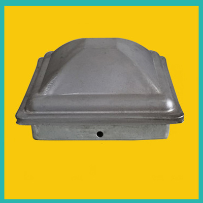 交通护栏80*80/100*100方管柱帽宝塔柱帽锌钢护栏配件厂家直销