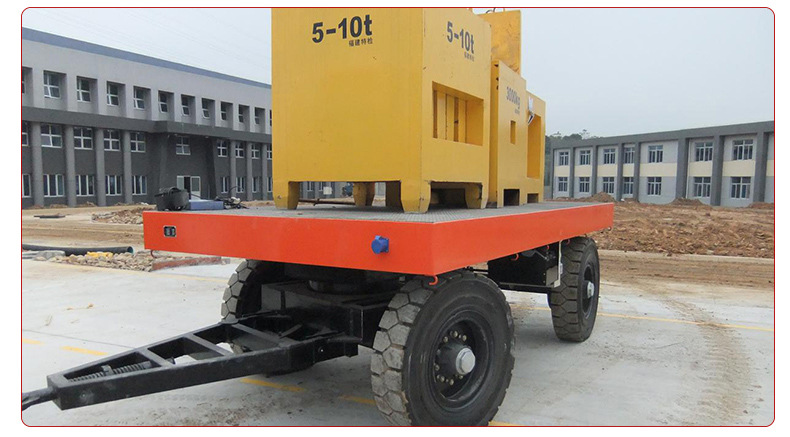 平板拖车 小型机械平板牵引拖挂车轻型运输货物拖车四轮工具拖车