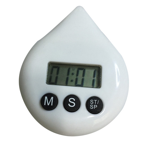 防水计时器 电子计时器 厨房定时器 卡通水滴计时器 倒计时器