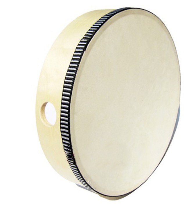 奥尔夫乐器6寸手鼓鼓 儿童舞蹈打击乐器仿羊皮手鼓 幼儿园拍鼓