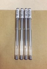 三菱um100中性笔 水笔 0.8金银笔
