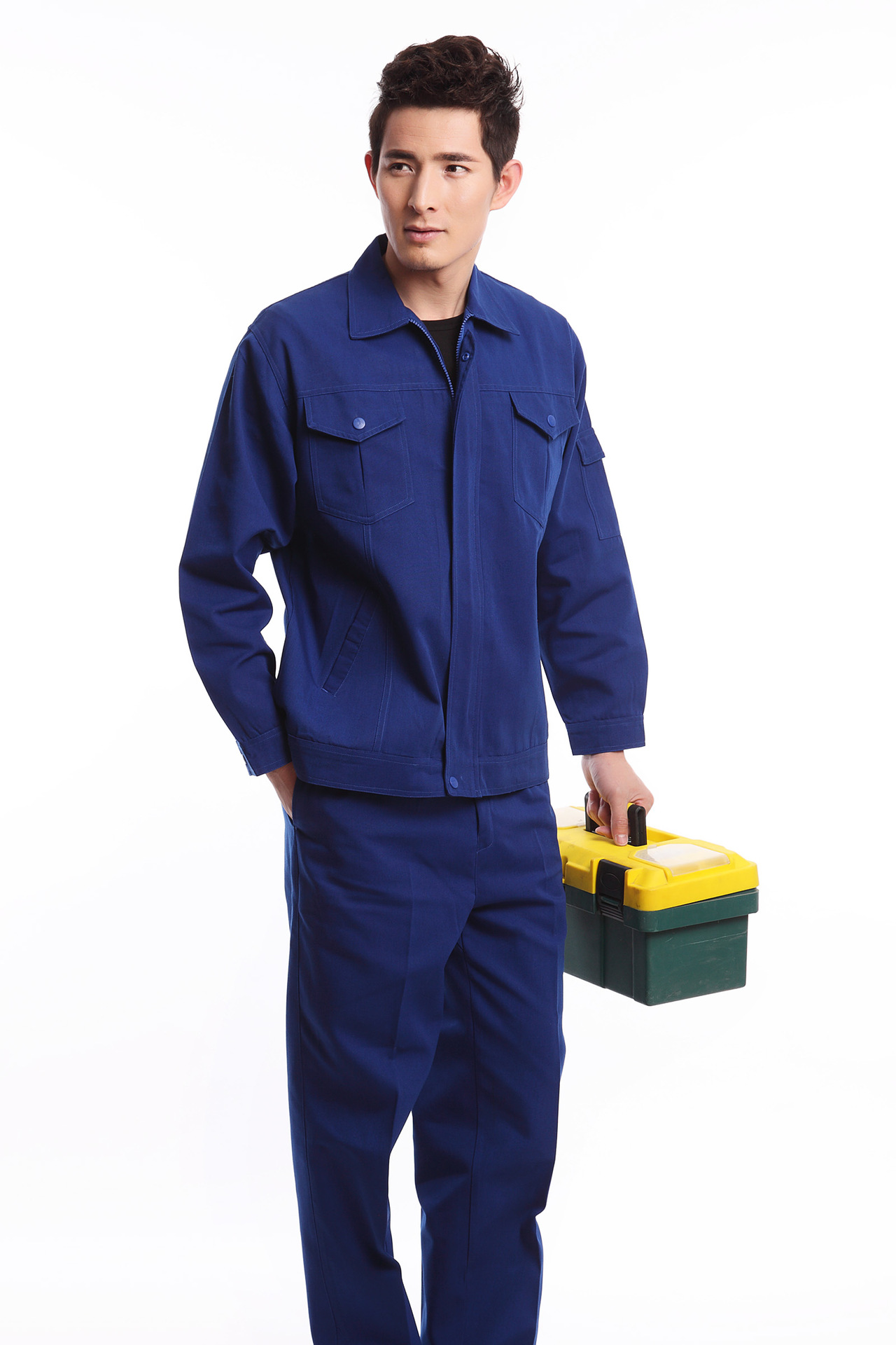 高阳县永顺劳保服装厂 供应信息 服装展示柜 厂家供应春秋季工作服 薄