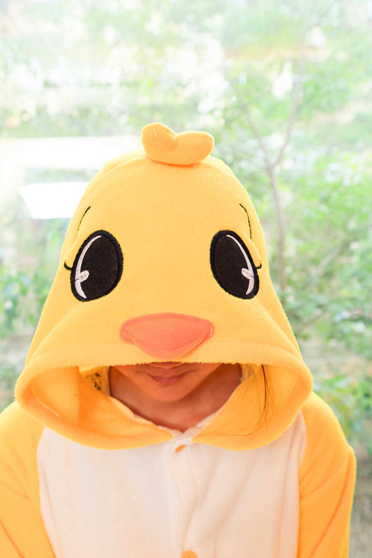 卡通连体睡衣黄小鸡可爱爆款