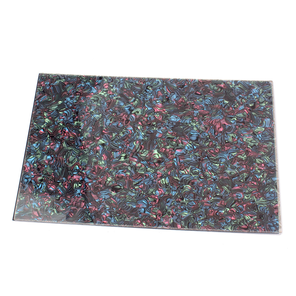 赛璐璐亚克力吉他琴头化妆板珍珠护板雕刻镶嵌板吉他配件