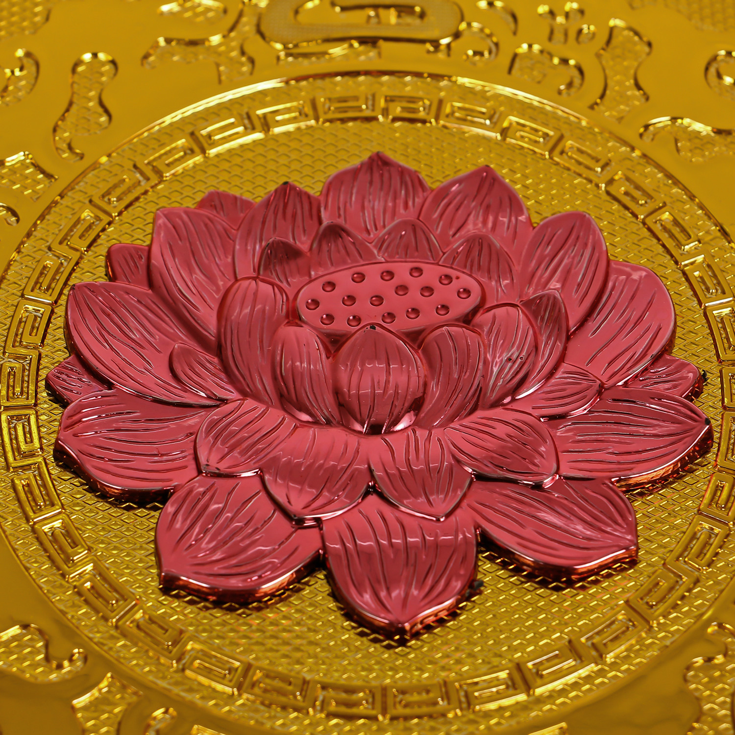 【佛堂用具】宗教用品 塑胶果碟 招财果盘 莲花供盘