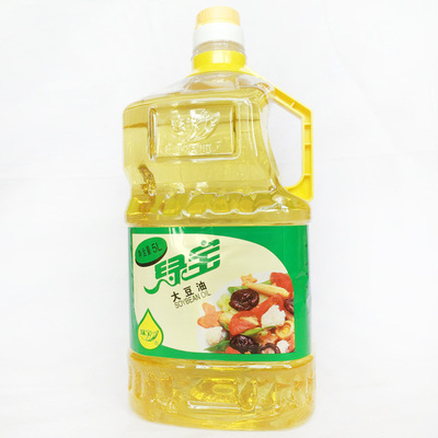 优质家用食用油 绿宝一级大豆油植物油5l*4桶/箱