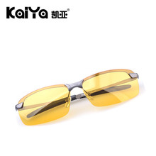 凯亚司机男士3043夜视镜墨镜晚上防眩光黄片偏光太阳镜驾驶眼镜