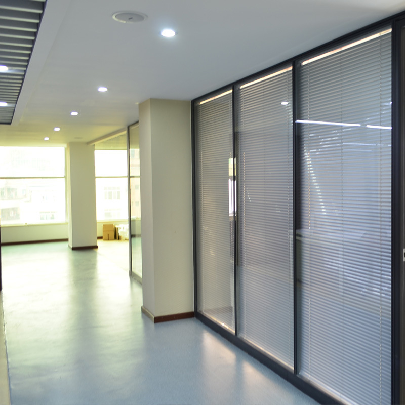 厂家供应 办公室玻璃隔断 时尚透明办公室隔断 室内办公室隔断