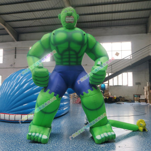 充气绿巨人气模 肌肉男猛仿真气模 外贸出口