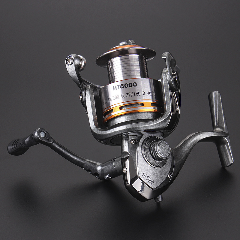 吉泰ht5000型全金属头渔轮纺车轮特价矶钓路亚轮超顺滑海竿渔线轮