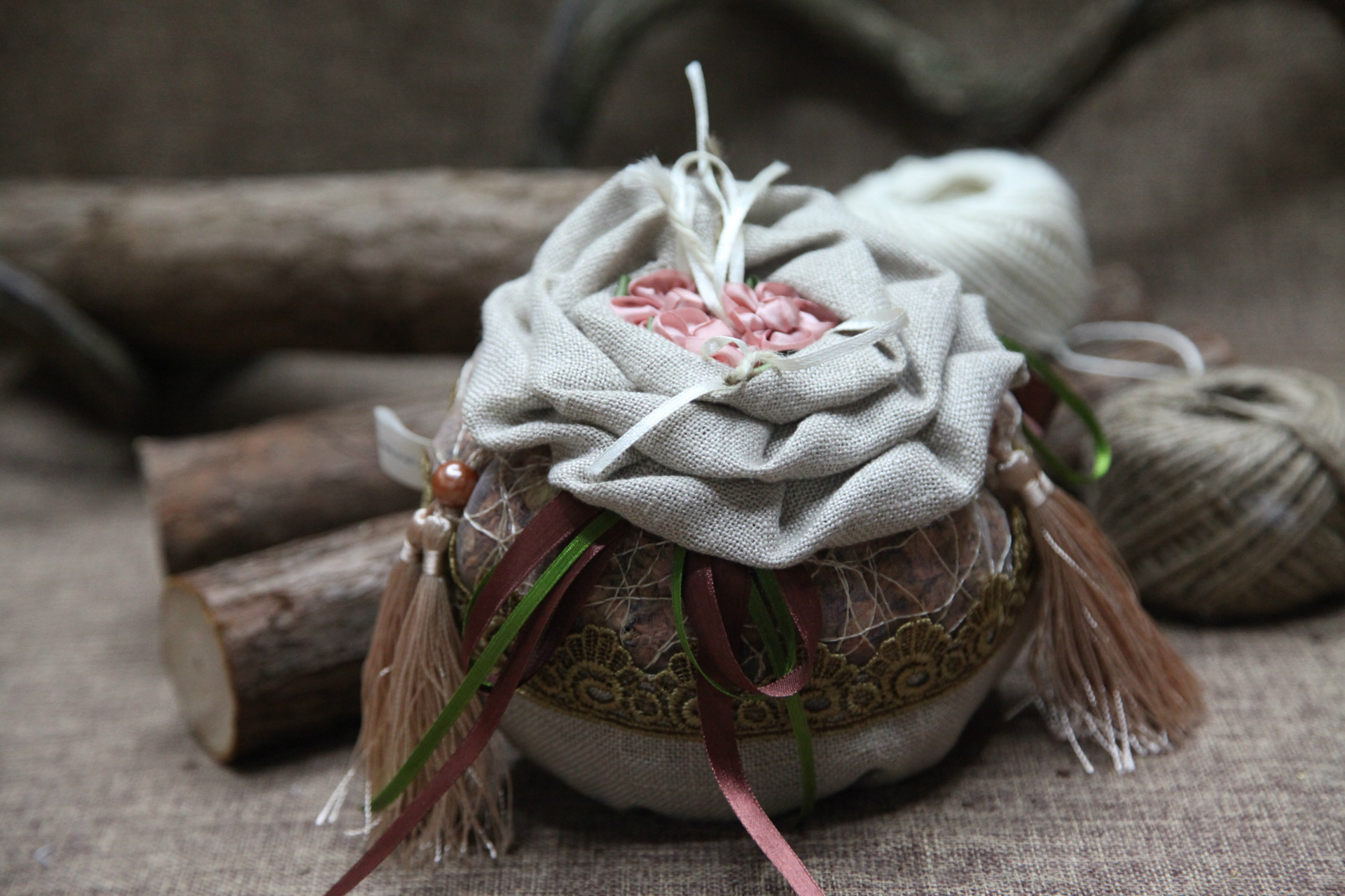 蓝蜻蜓云南干花 香包 家居饰品 摆件车用 去味 净化空气 .