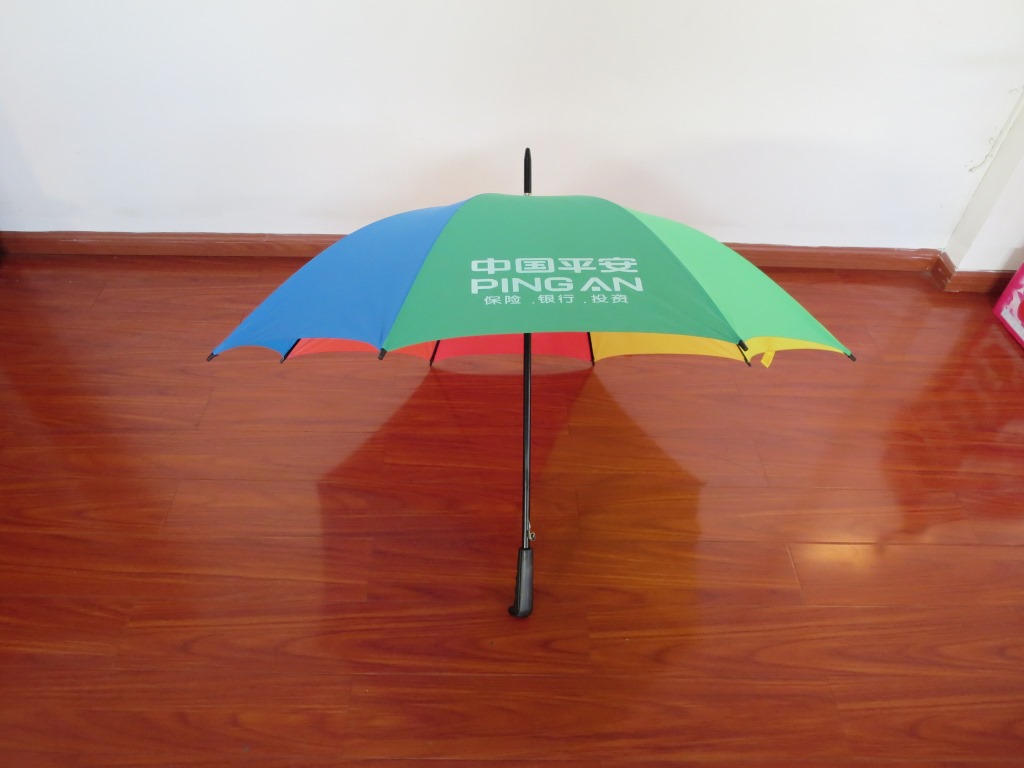 供应信息 雨伞架,伞袋机 各类保险广告雨8骨自动双骨直杆碰击布 定制