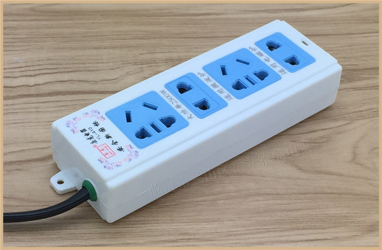 岳龙带线插板二极3米 电磁炉微波炉**插排 大功率电源插座.