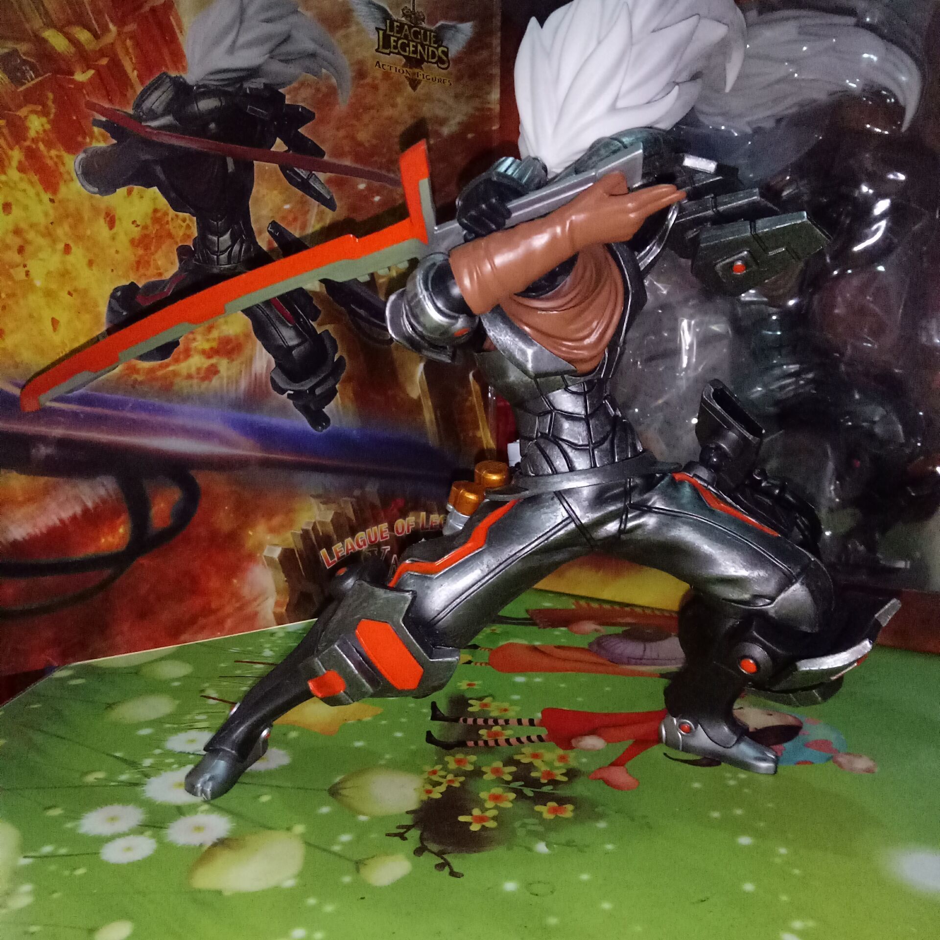 英雄 源计划 lol 合金装备 亚索 二代升级版 大手办 撸啊撸 手办