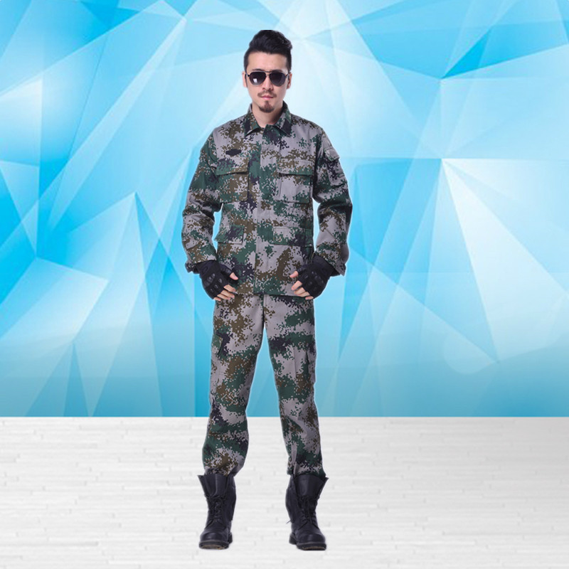 陆军丛林迷彩 数码夏迷彩服套装军迷 迷彩夏作训服通用军训服