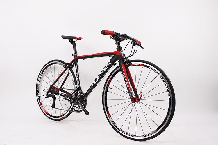 骓特tw736铝合金公路车 直把公路自行车 18速c刹自行车生产厂家