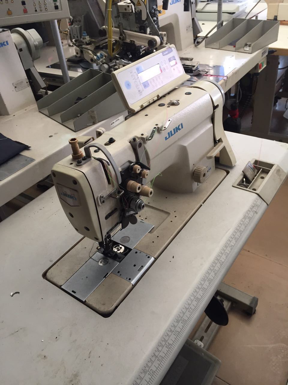 供应原装进口重机3168-7电脑带跳双针车各种二手品牌双针车