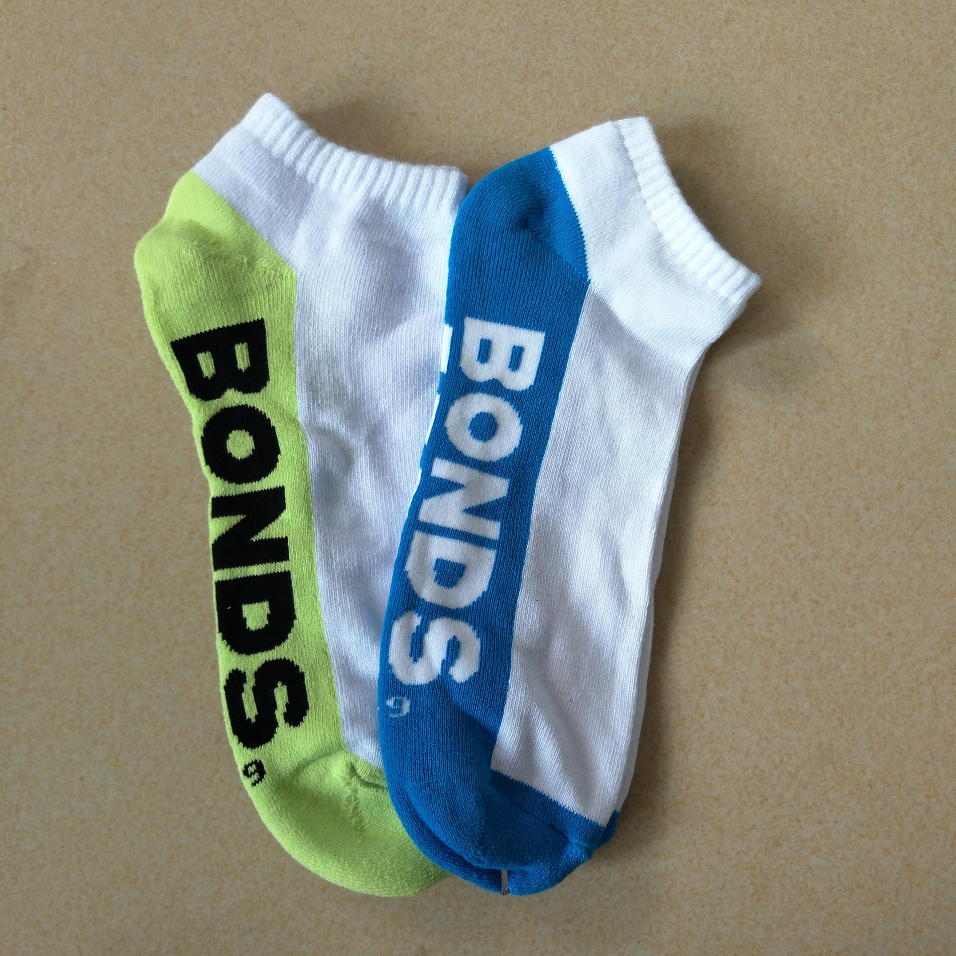 【澳洲bonds纯棉毛巾底袜子男女户外运动防臭船袜 有加大码库存批发】