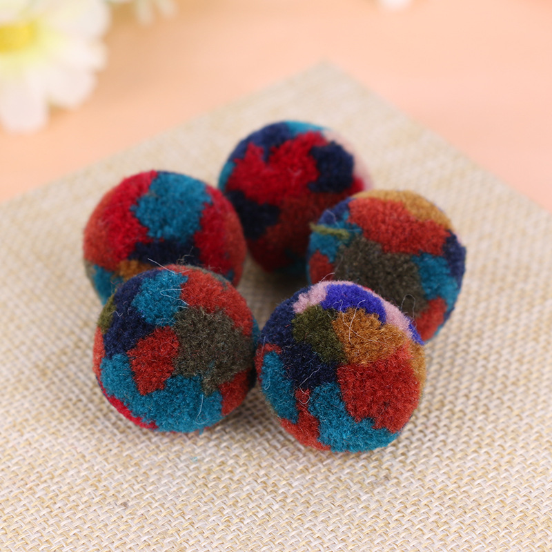 绒布球图片