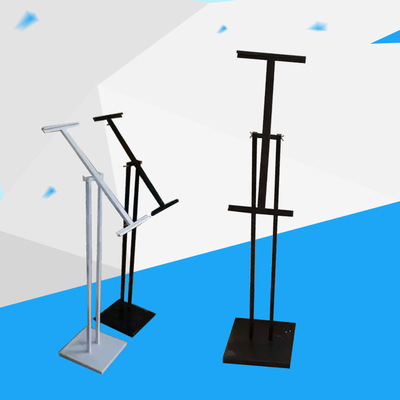 海报支架 kt板展架pop挂画架展板架子旋转斜面立式广告展示