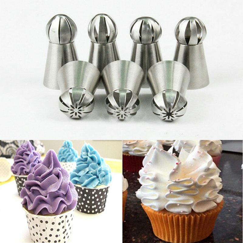 不锈钢俄罗斯裱花嘴套装 奶油蛋糕火炬裱花嘴 无缝焊接裱花嘴