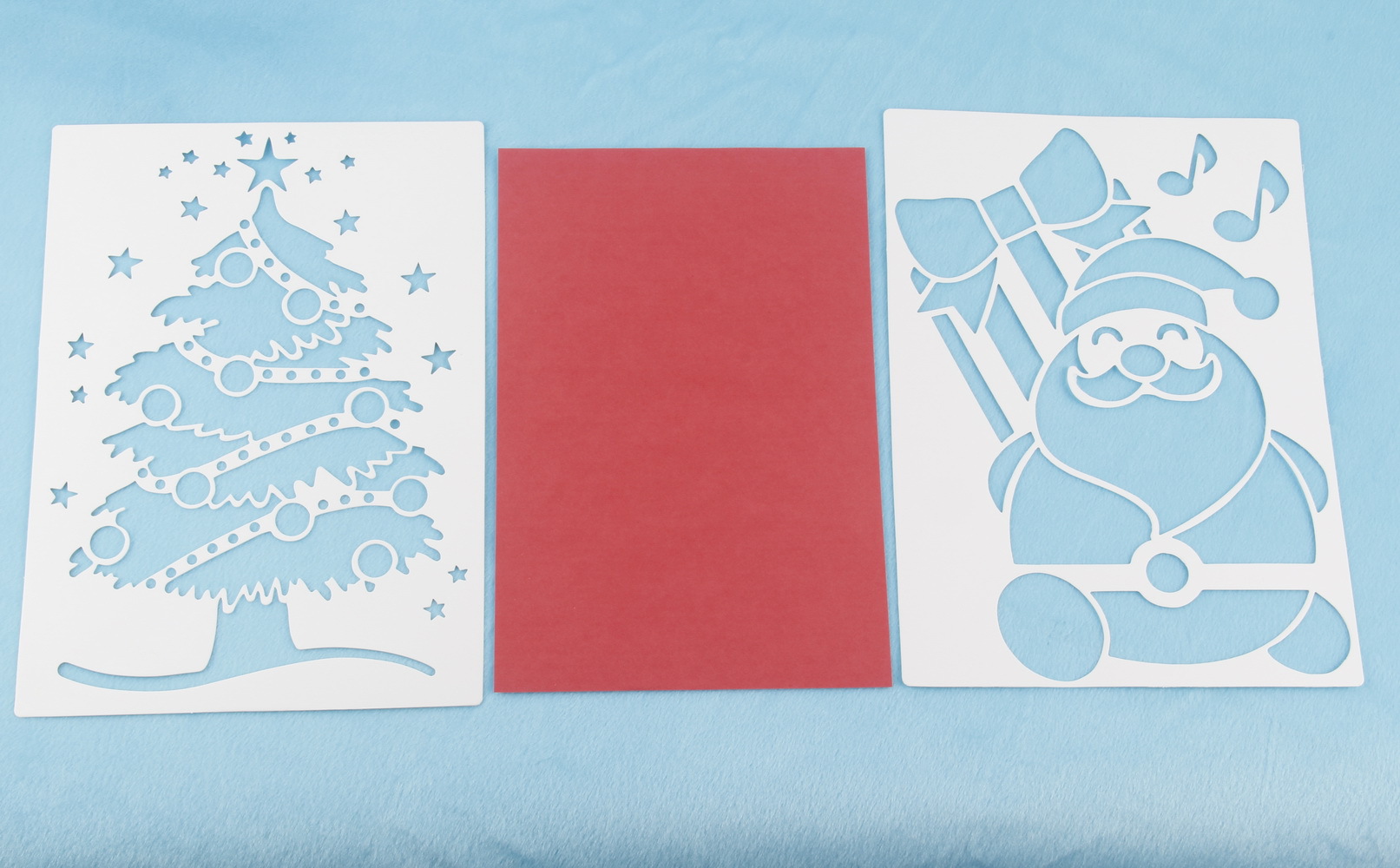 圣诞节喷雪模板 橱窗玻璃装饰喷绘圣诞树纸