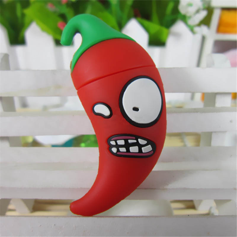 批发 卡通仿真食物小辣椒u盘 红色愤怒辣椒u盘 创意表情8g辣椒u盘