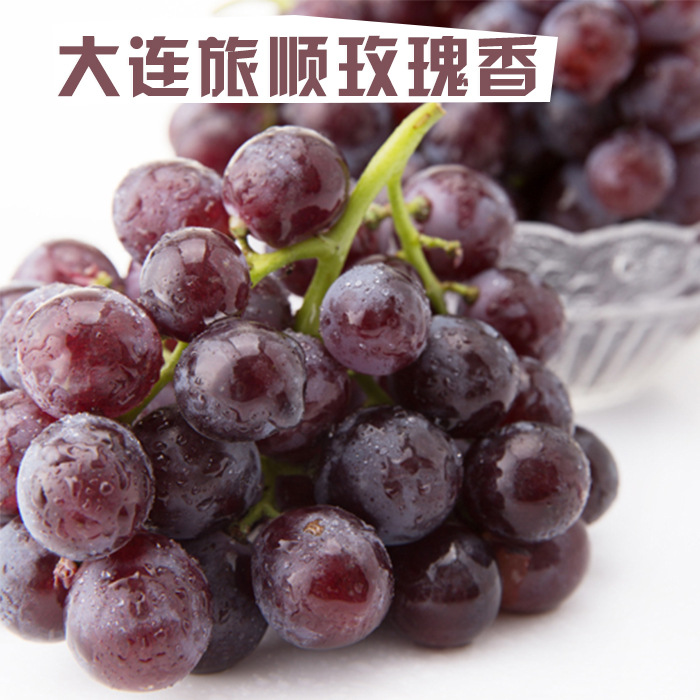 葡萄玫瑰香大连特产水果非巨峰提子大香甜新鲜采摘