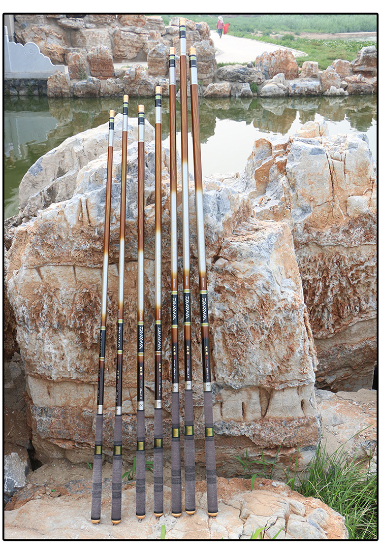 日本进口达瓦波纹粹高碳素鱼竿28调超轻硬台钓竿6.3米鲤鱼竿渔具