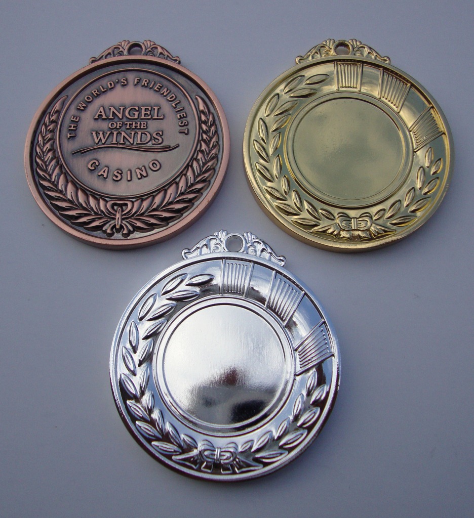 【工厂直销 可定制】金银铜奖牌 马拉松奖